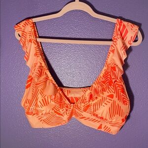 Aerie Tropical Print Bikini Top